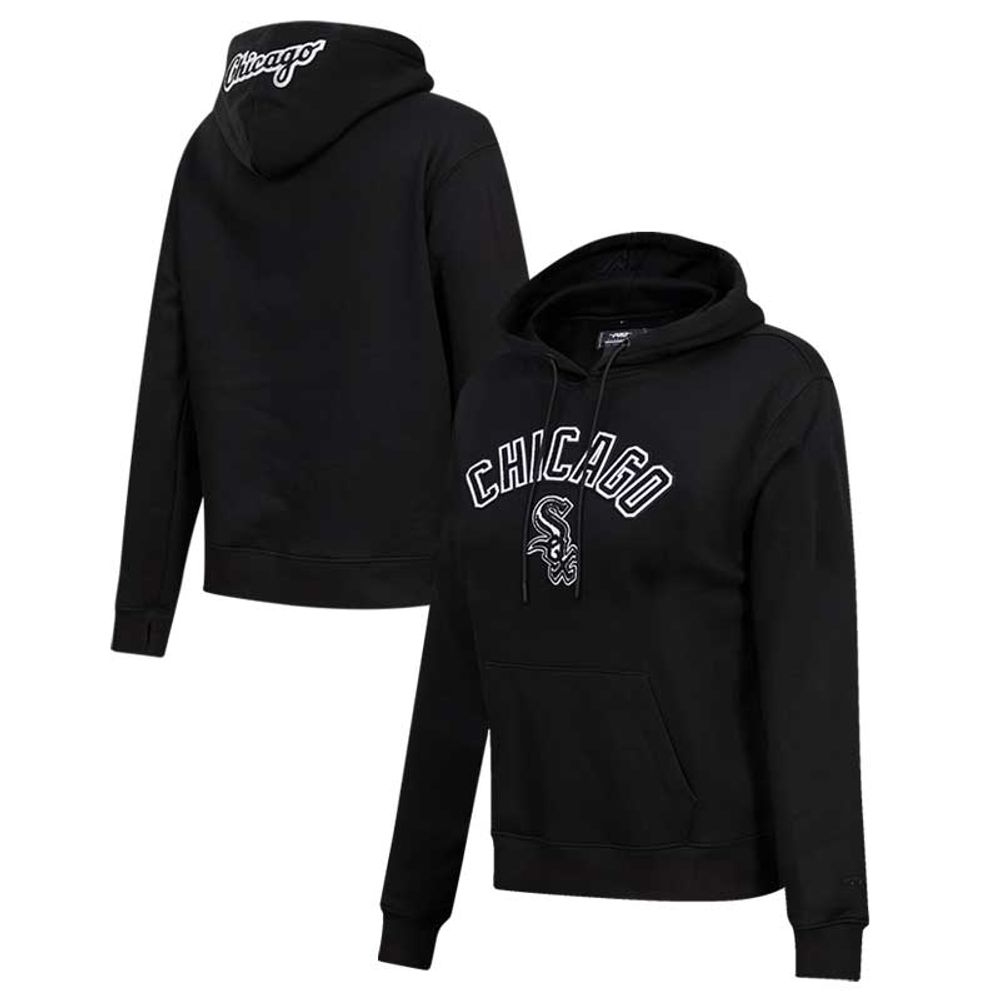 Fanatics Chicago White Sox Fleece Pullover Mens Hoodie (Black)