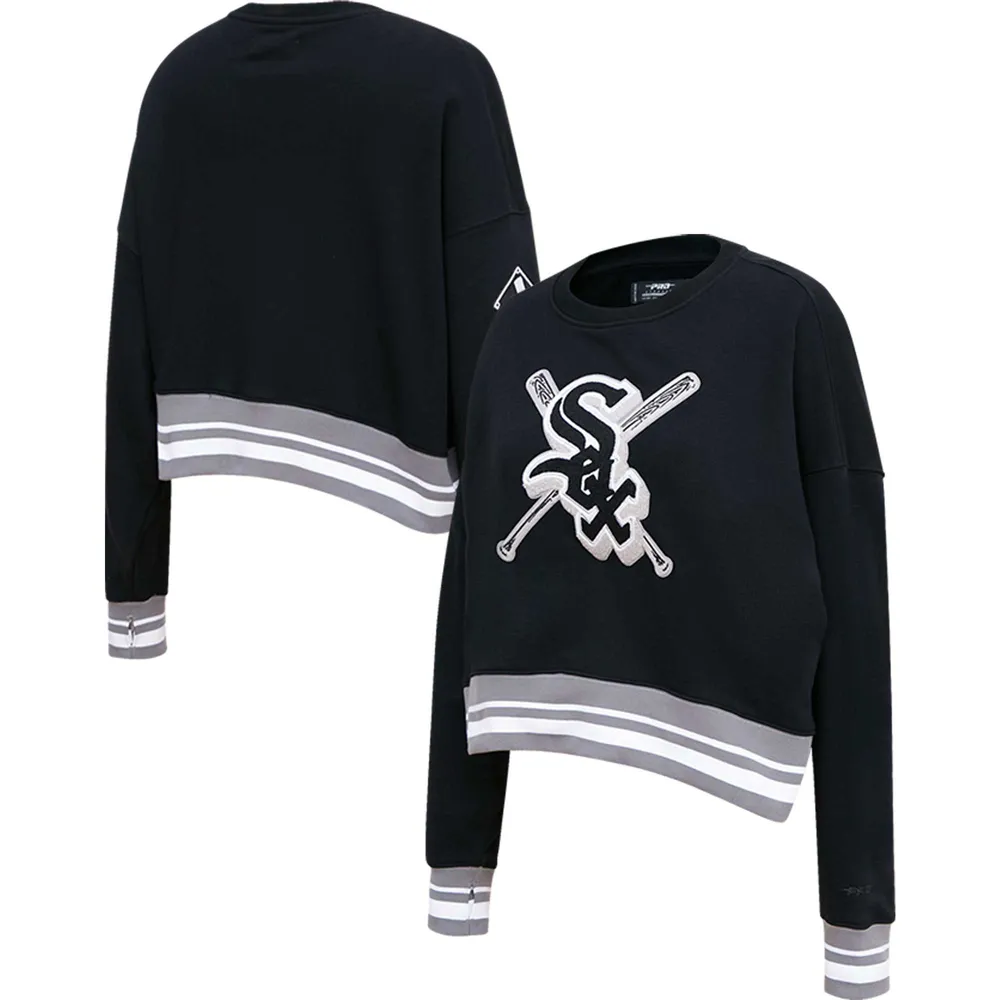 Lids Chicago White Sox Pro Standard Women's Mash Up Pullover Sweatshirt -  Black