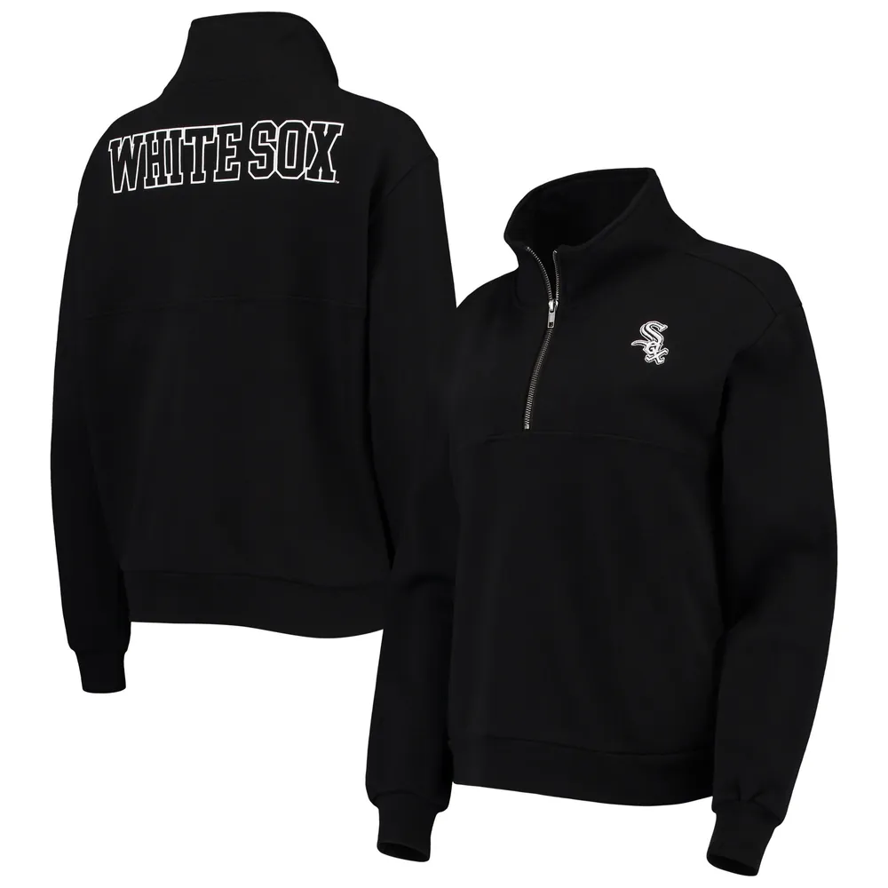 Lids Chicago White Sox Big & Tall Fleece Half-Zip Hoodie - Black