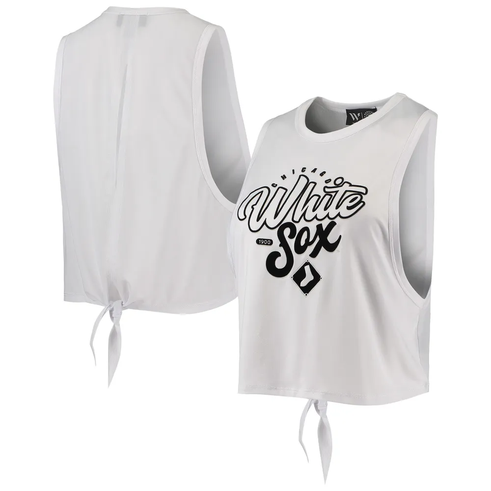 Lids Chicago White Sox The Wild Collective Women's Open Back Twist-Tie Tank  Top
