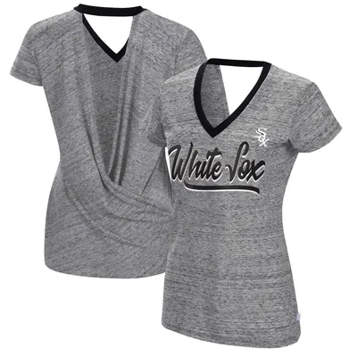 Lids Chicago White Sox Pro Standard Women's Classic Team Boxy Cropped T- Shirt - Black