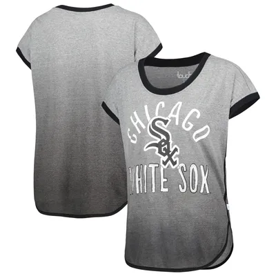Chicago White Sox Touch Women's Home Run Tri-Blend Sleeveless T-Shirt - Gray/Black