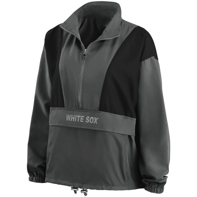 Veste WEAR by Erin Andrews Charcoal Chicago White Sox pour femme