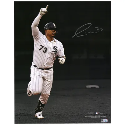 Lids Eloy Jimenez Chicago White Sox Fanatics Authentic Autographed 8 x 10  Hitting Photograph