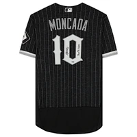 Yoan Moncada Charcoal Chicago White Sox Autographed Nike City Connect Authentic Jersey with "South Siders" Inscription