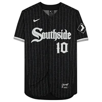 Yoan Moncada Charcoal Chicago White Sox Autographed Nike City Connect Authentic Jersey
