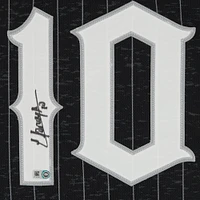 Yoan Moncada Charcoal Chicago White Sox Autographed Nike City Connect Authentic Jersey