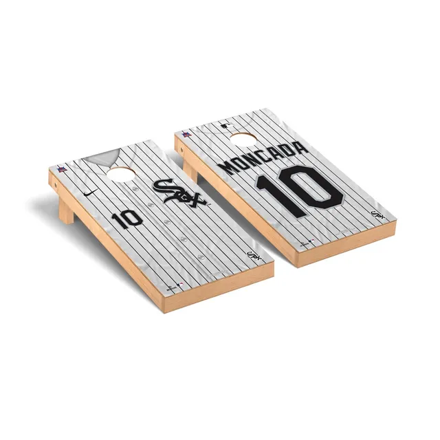 Lids Yoan Moncada Chicago White Sox 2' x 4' Jersey Design Regulation  Cornhole Board Set