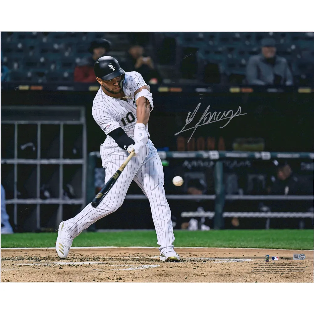 Signed Nike Authentic Yoan Moncada Chicago White Sox Black