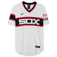 Yoan Moncada Chicago White Sox Autographed White Nike Authentic Throwback Jersey