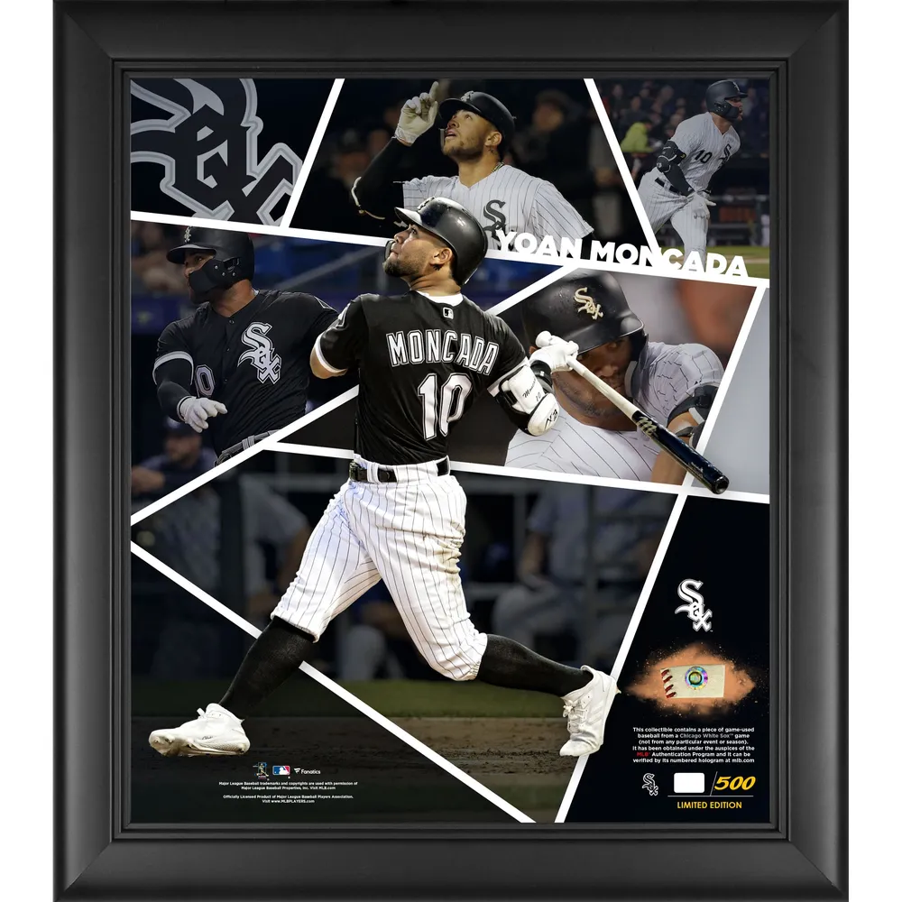 Lids Yoan Moncada Chicago White Sox Fanatics Authentic Framed 15 x 17  Impact Player Collage with a Piece of Game-Used Baseball - Limited Edition  of 500