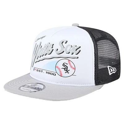 Youth New Era  White Chicago White Sox Retro 9FIFTY Snapback Hat