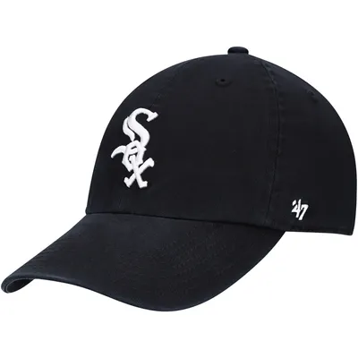 Chicago White Sox '47 Youth Team Logo Clean Up Adjustable Hat - Black