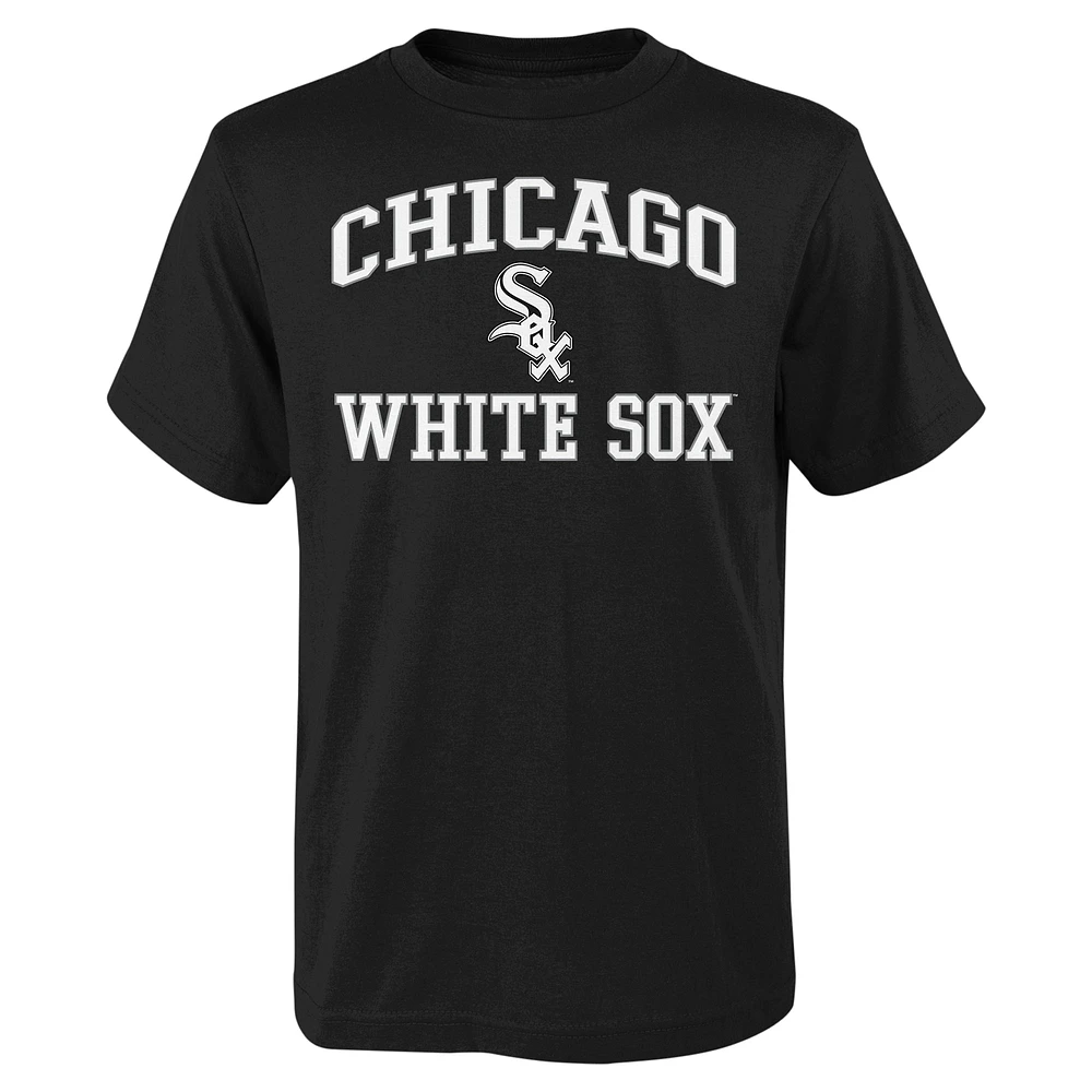 Youth Black Chicago White Sox Heart & Soul T-Shirt