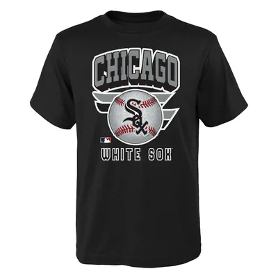 Toddler Black Chicago White Sox Primary Team Logo T-Shirt Size: 2T