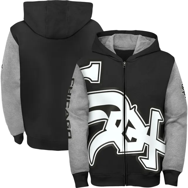 Chicago White Sox Levelwear City Connect Contact Baseline Pullover Hoodie -  Black