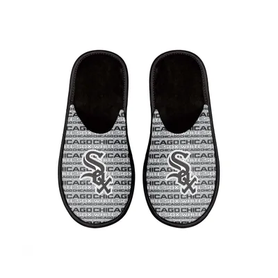 Chicago White Sox FOCO Youth Scuff Wordmark Slide Slippers