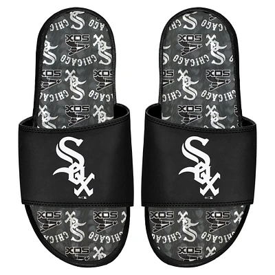 Sandales à enfiler en gel motif d'équipe ISlide Chicago White Sox pour jeune