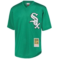 Maillot d'entraînement au bâton en maille pour jeunes Mitchell & Ness Frank Thomas Green Chicago White Sox Cooperstown Collection