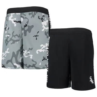 Lids Chicago White Sox Mitchell & Ness Hyper Hoops Shorts - Black