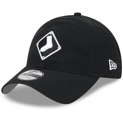 Youth New Era  Black Chicago White Sox 2025 Batting Practice 9TWENTY Adjustable Hat