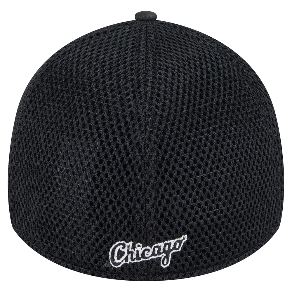 Youth New Era Black Chicago White Sox Camo 39THIRTY Flex Hat