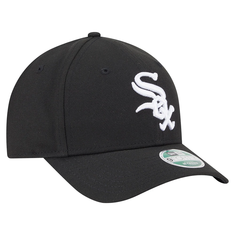 Youth New Era  Black Chicago White Sox  Player Replica 9FORTY Adjustable Hat