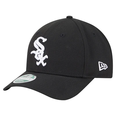 Youth New Era  Black Chicago White Sox  Player Replica 9FORTY Adjustable Hat