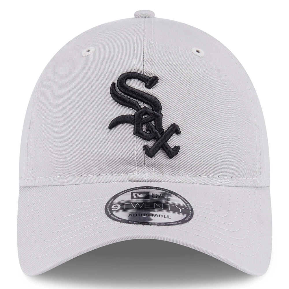 Youth New Era  Gray Chicago White Sox 2025 Spring Training 9TWENTY Adjustable Hat