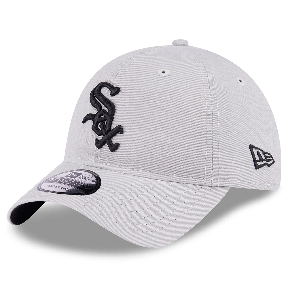 Youth New Era  Gray Chicago White Sox 2025 Spring Training 9TWENTY Adjustable Hat