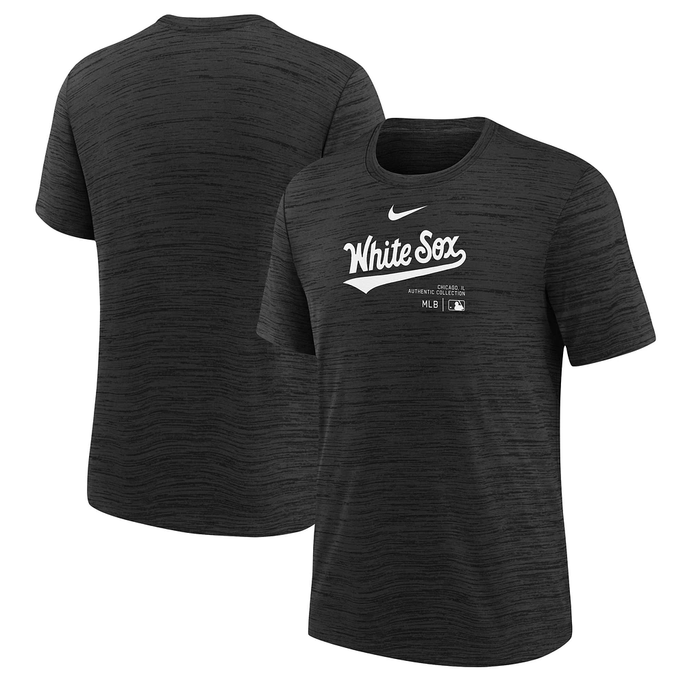 Youth Nike Black Chicago White Sox Authentic Collection Practice Performance T-Shirt