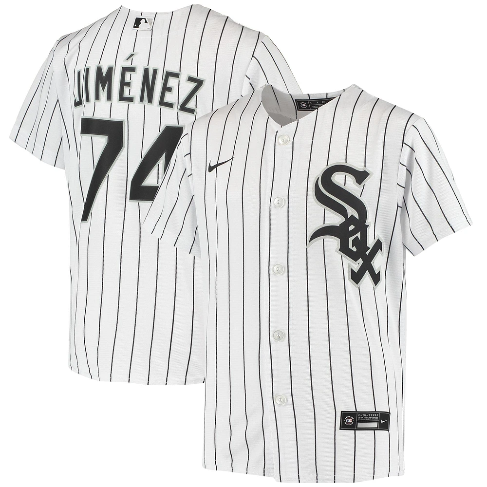 Maillot de joueur réplique alternatif des White Sox Chicago blanc Eloy Jimenez Nike pour jeune