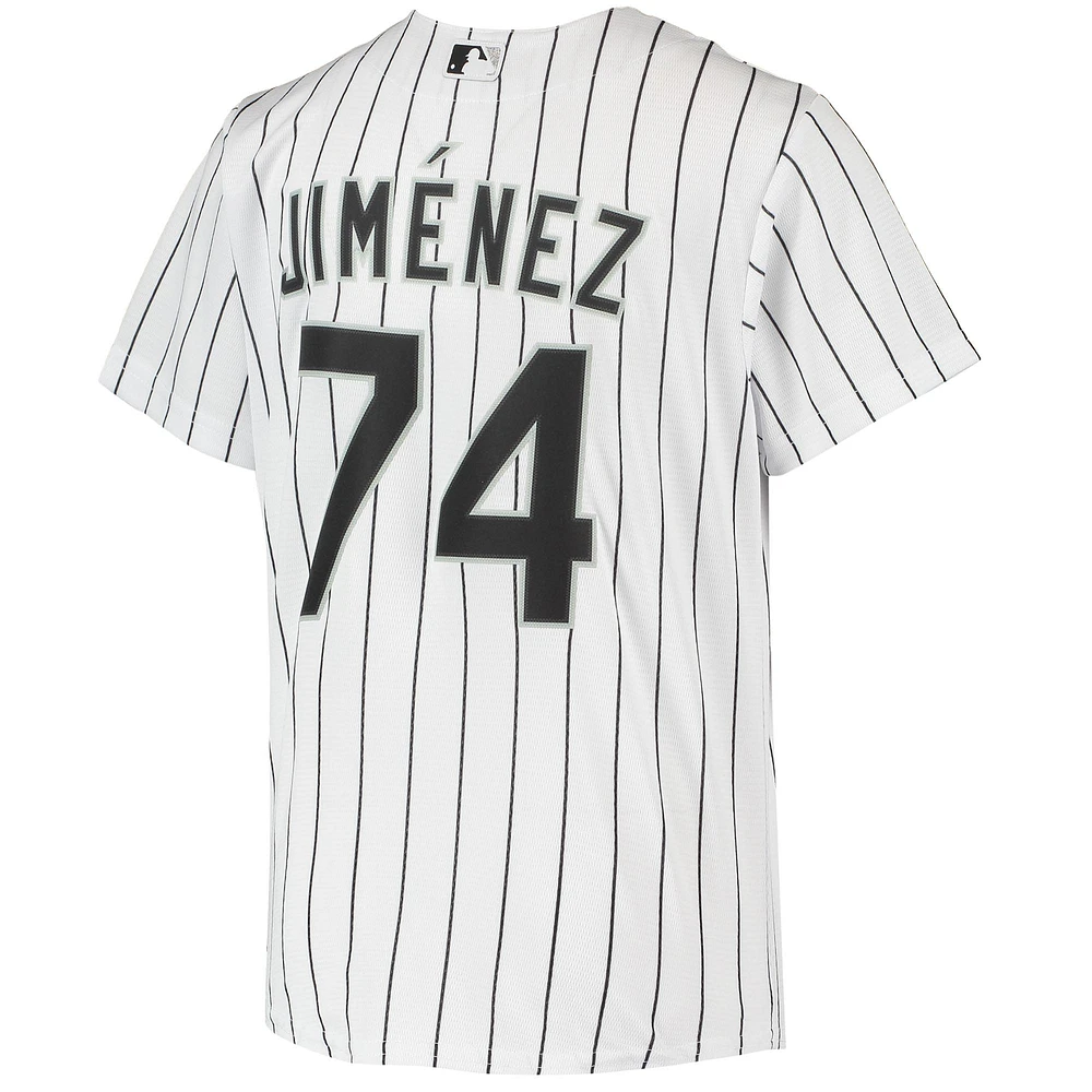 Maillot de joueur réplique alternatif des White Sox Chicago blanc Eloy Jimenez Nike pour jeune