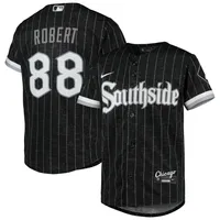 Luis Robert Chicago White Sox Nike Youth City Connect Replica Player Jersey  - Black/Anthracite