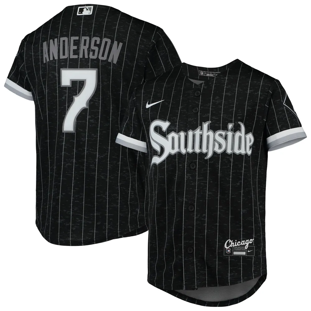 Lids Tim Anderson Chicago White Sox Nike Youth City Connect Replica Player  Jersey - Black