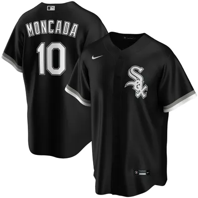 Youth Nike Yoan Moncada Black Chicago White Sox City Connect Replica Player  Jersey