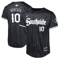 Maillot de joueur Nike Yoan Moncada pour jeune, noir, Chicago White Sox City Connect Limited