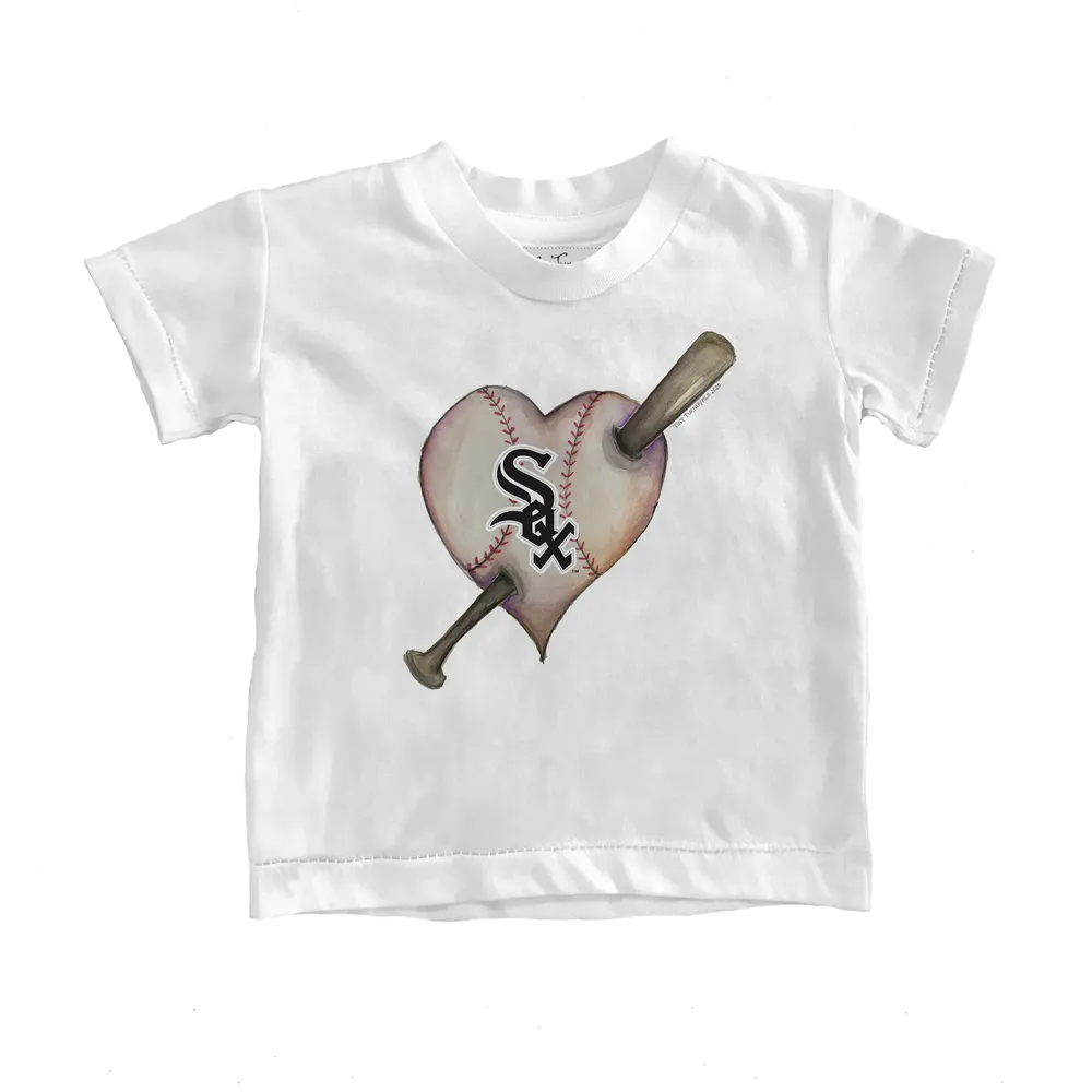 Lids Chicago White Sox Tiny Turnip Youth Heart Bat T-Shirt