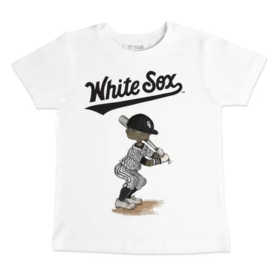 Women's Tiny Turnip White Chicago White Sox Bubbles T-Shirt 