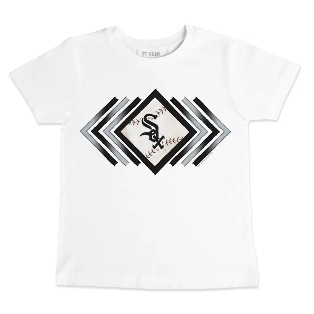 Women's Tiny Turnip White Chicago White Sox Bubbles T-Shirt 