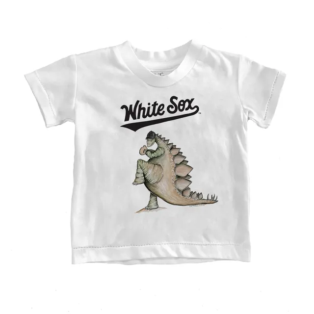 Lids Chicago White Sox Tiny Turnip Women's Sugar Skull 3/4-Sleeve Raglan  T-Shirt - White/Black