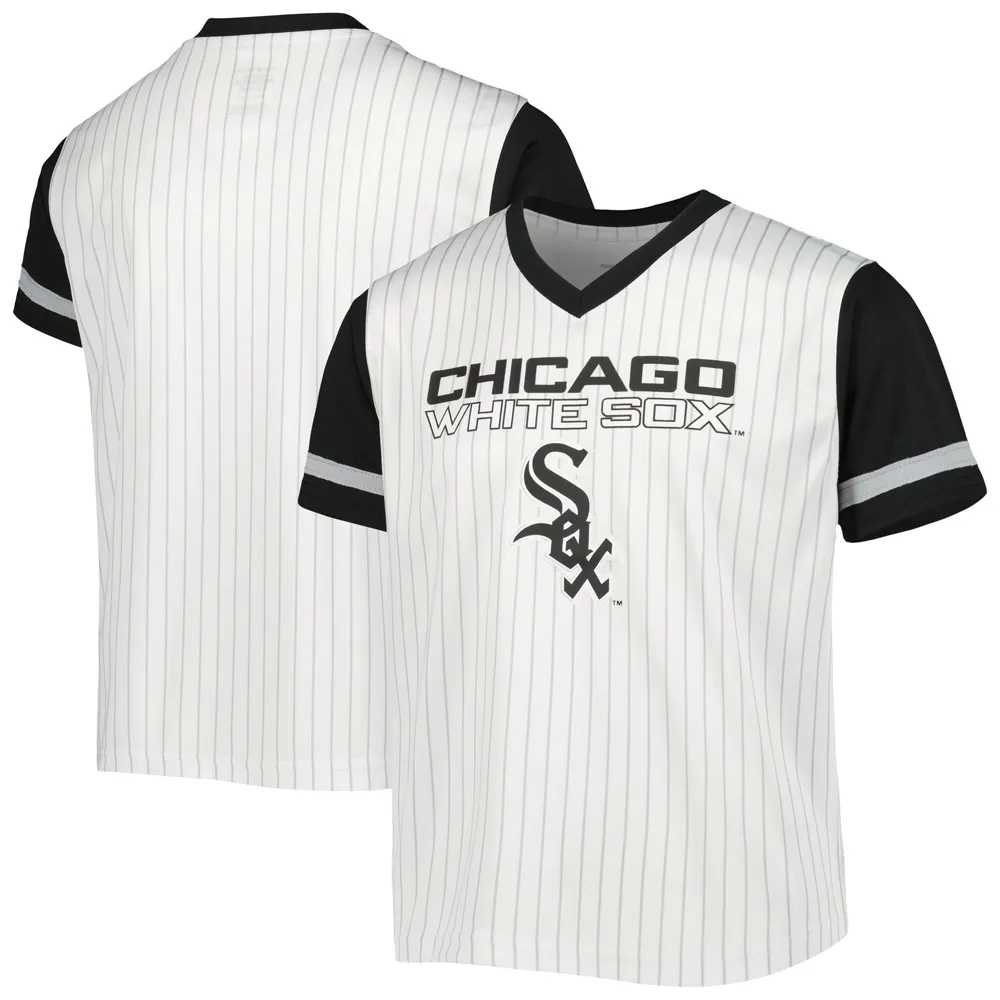 Lids Chicago White Sox Youth V-Neck T-Shirt - White/Black