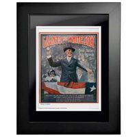 Chicago White Sox vs. San Francisco Giants 1917 World Series - 12'' x 16'' Framed Program Cover