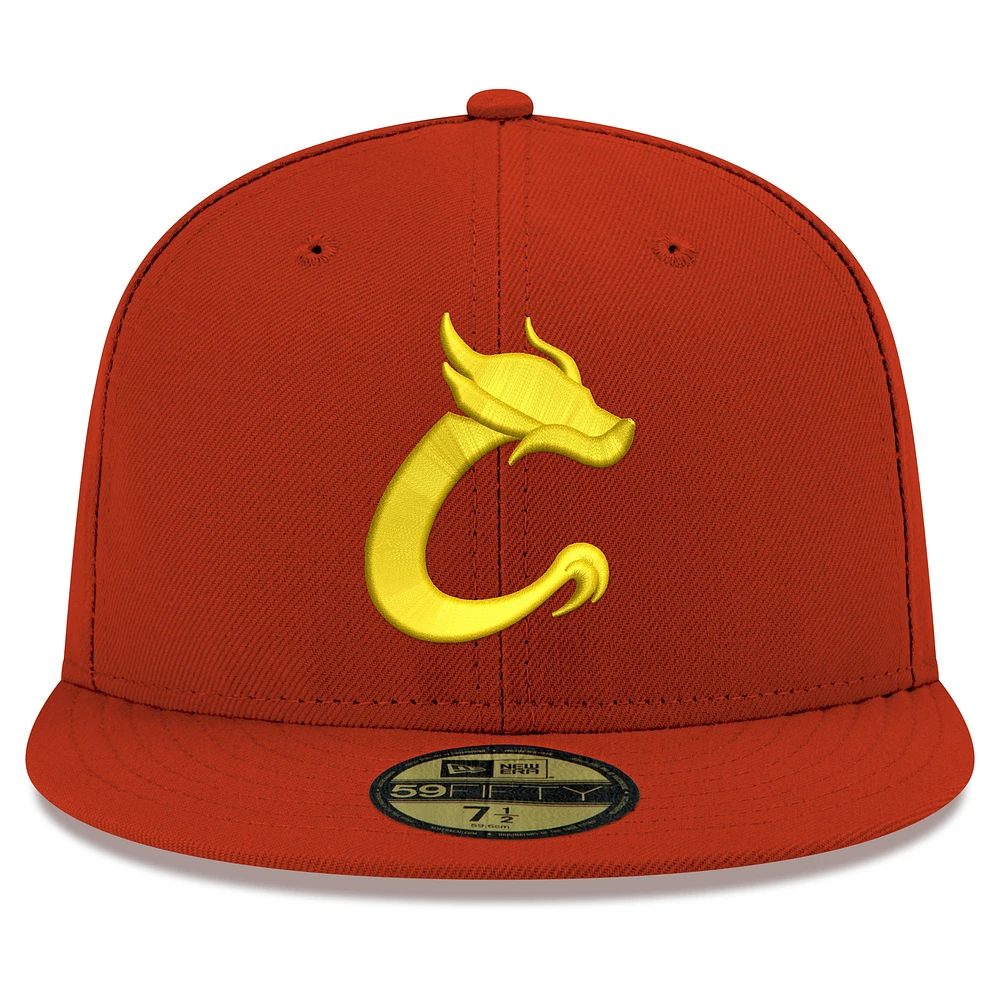 Casquette ajustée 59FIFTY pour homme New Era rouge Chine Baseball 2026 World Classic