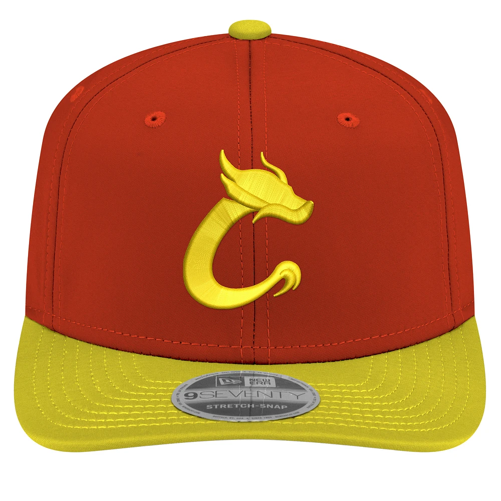 Casquette extensible à bouton-pression New Era rouge Chine Baseball 2026 World Baseball Classic 9SEVENTY pour homme
