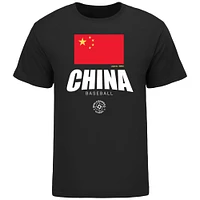 Men's LEGENDS Black China Baseball 2023 World Classic Federation T-Shirt