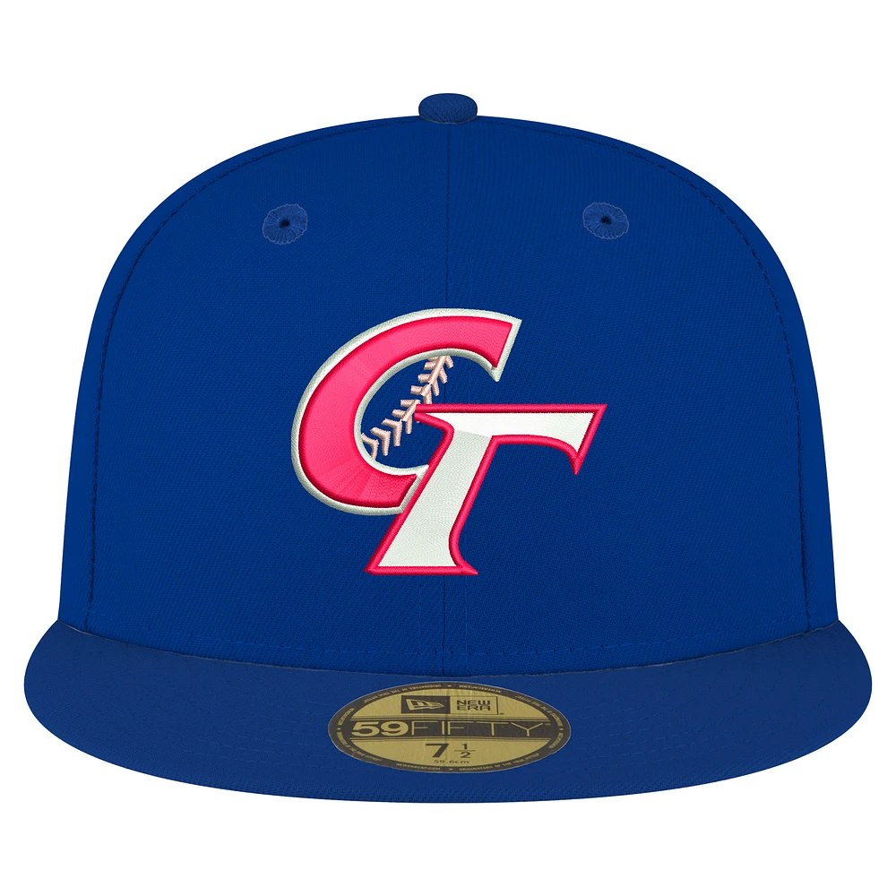 Casquette ajustée 59FIFTY bleue pour homme de la Classique mondiale baseball 2026 Taipei chinois New Era