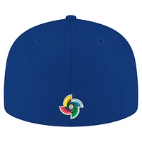 Casquette ajustée 59FIFTY bleue pour homme de la Classique mondiale baseball 2026 Taipei chinois New Era
