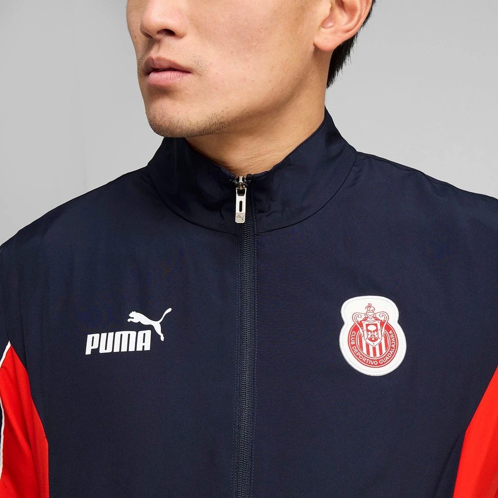 Men's Puma Navy Chivas ftblARCHIVE Full-Zip Jacket