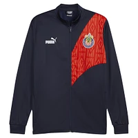 Veste de survêtement entièrement zippée Puma Navy Chivas ftblCulture dryCELL pour hommes